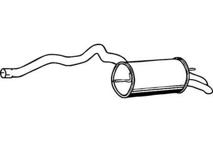 Глушитель выхлопных газов конечный FENNO купить