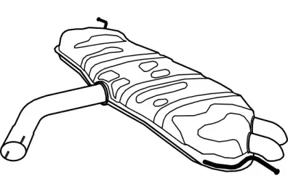 Глушитель выхлопных газов конечный FENNO купить