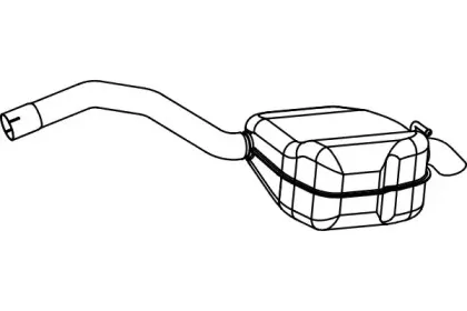 Глушитель выхлопных газов конечный FENNO купить