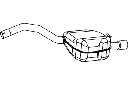 Глушитель выхлопных газов конечный FENNO купить