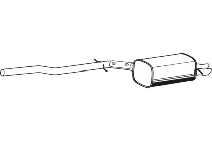Глушитель выхлопных газов конечный FENNO купить