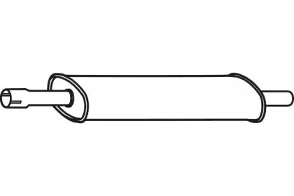 Средний глушитель выхлопных газов FENNO купить