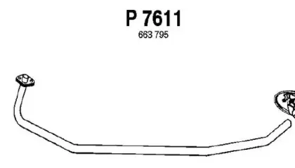 Труба выхлопного газа FENNO купить