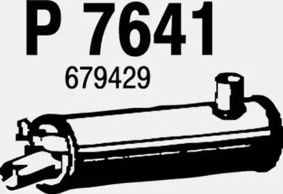 Средний глушитель выхлопных газов FENNO купить