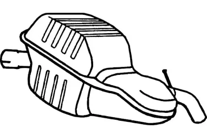Глушитель выхлопных газов конечный FENNO купить