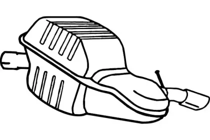 Глушитель выхлопных газов конечный FENNO купить