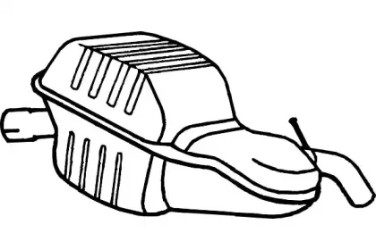 Глушитель выхлопных газов конечный FENNO купить