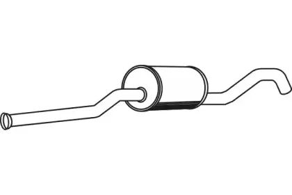 Средний глушитель выхлопных газов FENNO купить