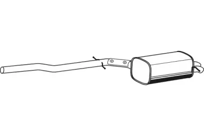 Глушитель выхлопных газов конечный FENNO купить