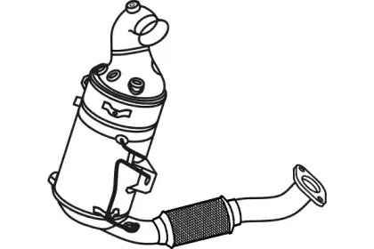 Сажевый / частичный фильтр, система выхлопа ОГ FENNO купить