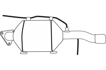 Сажевый / частичный фильтр, система выхлопа ОГ FENNO купить