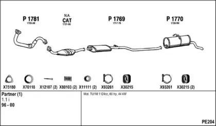 Система выпуска ОГ FENNO купить