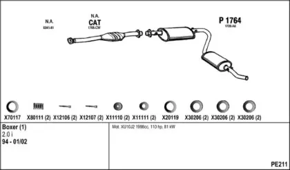 Система выпуска ОГ FENNO купить