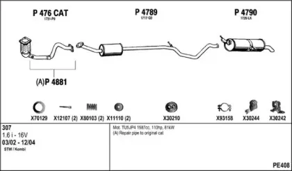 Система выпуска ОГ FENNO купить