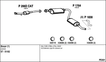 Система выпуска ОГ FENNO купить