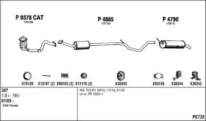 Система выпуска ОГ FENNO купить