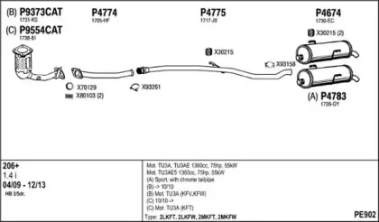 Система выпуска ОГ FENNO купить