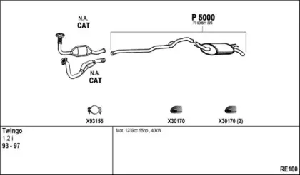 Система выпуска ОГ FENNO купить