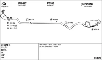 Система выпуска ОГ FENNO купить