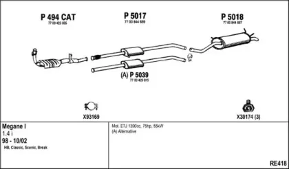 Система выпуска ОГ FENNO купить