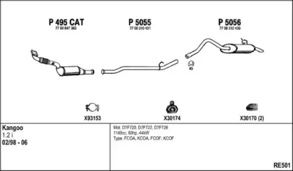 Система выпуска ОГ FENNO купить