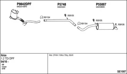 Система выпуска ОГ FENNO купить