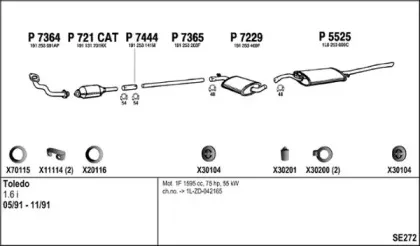 Система выпуска ОГ FENNO купить