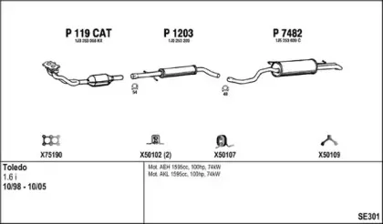 Система выпуска ОГ FENNO купить