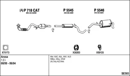 Система выпуска ОГ FENNO купить