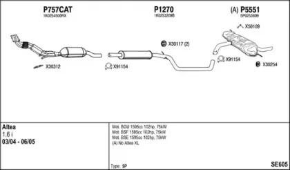 Система выпуска ОГ FENNO купить