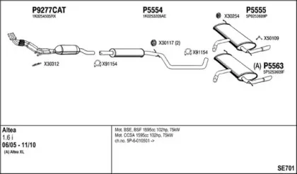 Система выпуска ОГ FENNO купить