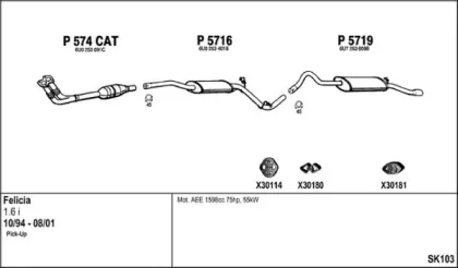 Система выпуска ОГ FENNO купить