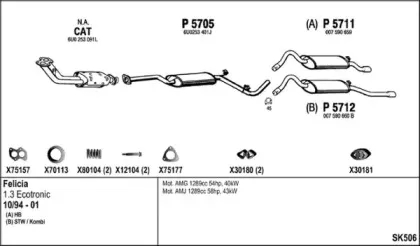 Система выпуска ОГ FENNO купить