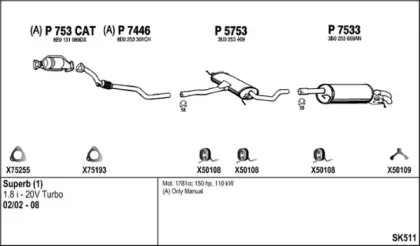 Система выпуска ОГ FENNO купить