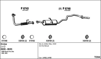 Система выпуска ОГ FENNO купить