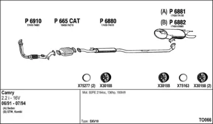 Система выпуска ОГ FENNO купить