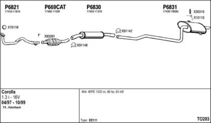 Система выпуска ОГ FENNO купить