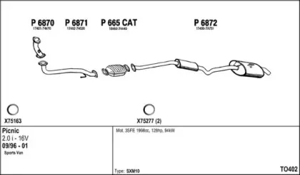 Система выпуска ОГ FENNO купить