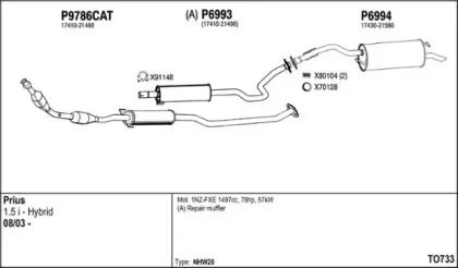 Система выпуска ОГ FENNO купить