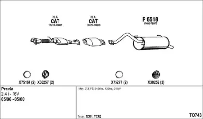 Система выпуска ОГ FENNO купить