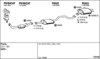 Система выпуска ОГ FENNO купить