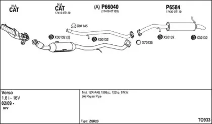 Система выпуска ОГ FENNO купить