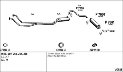 Система выпуска ОГ FENNO купить