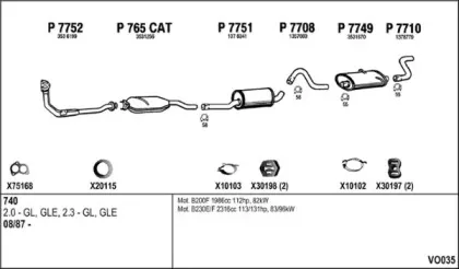 Система выпуска ОГ FENNO купить