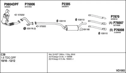 Система выпуска ОГ FENNO купить