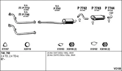 Система выпуска ОГ FENNO купить