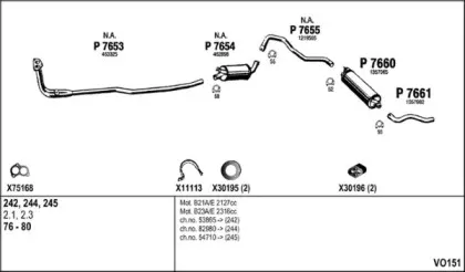 Система выпуска ОГ FENNO купить