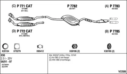 Система выпуска ОГ FENNO купить