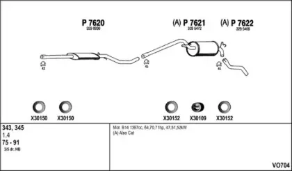 Система выпуска ОГ FENNO купить