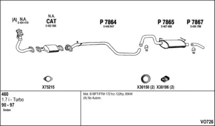 Система выпуска ОГ FENNO купить